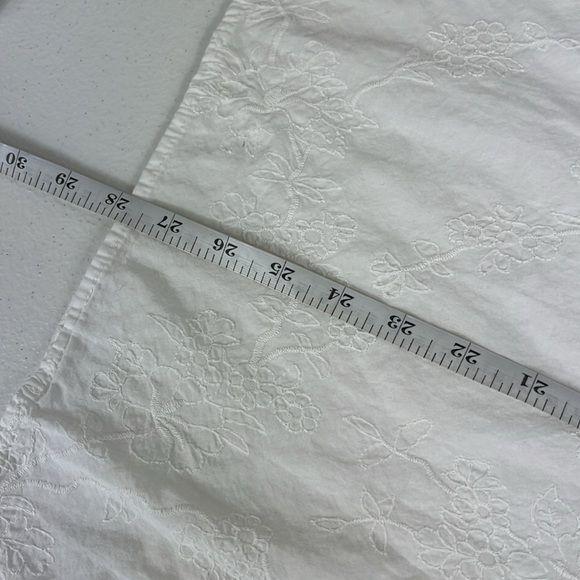 CP Shades Sz M Vintage White Embroidered Top/Tunic - Picture 8 of 9